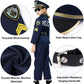 Police Costume For Kids Dress Up Set Role Play Officer With Handcuffs Badge Toys