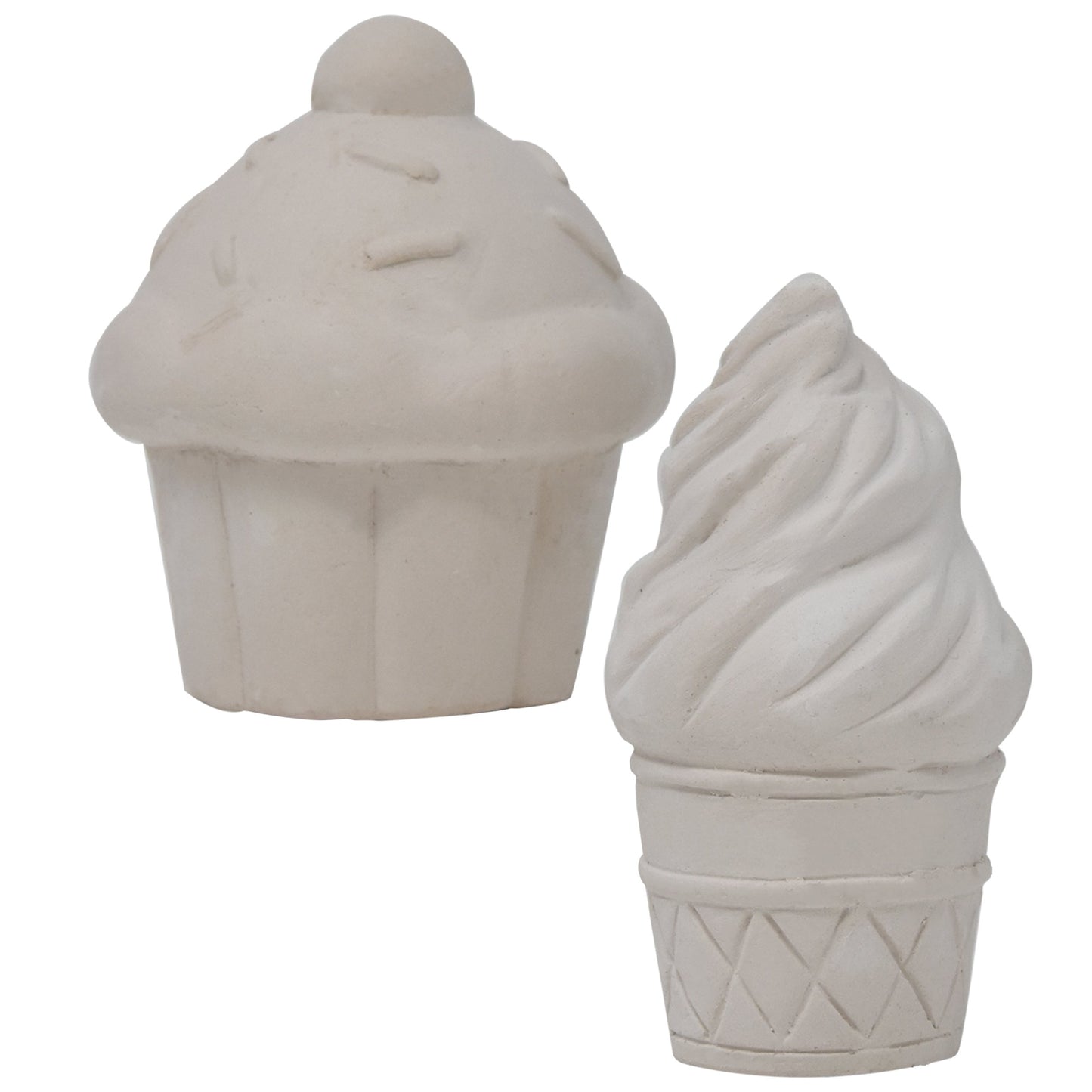Number 1 in Gadgets Decorate Your Own Figurines Set - 6 Resin Figurines, Paint Brush, 6 Colors, Small to Medium Size