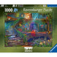 Ravensburger 1000 Piece Jigsaw Puzzle - Abandoned Series Hotel Vacancy, Cardboard, Multi Color, Model 12000486, Made in Germany