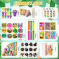 BenLouis Hawaiian Luau Party Favors Set - 108 Pcs Tropical Tiki Theme Goodie Bag Stuffers for Kids Birthday Pool School Classroom