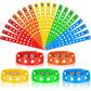 Aoriher 20 Pieces Silicone Charm Bracelets Kids Operation Christmas Silicone Wristband Gift Adjustable Rubber Bracelet with Hole