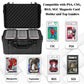 Ouutmee Graded Card Case Storage Box, Trading Card Storage Box, Waterproof Card Slab Carrying Case Compatible With 80+ Psa, Csg,