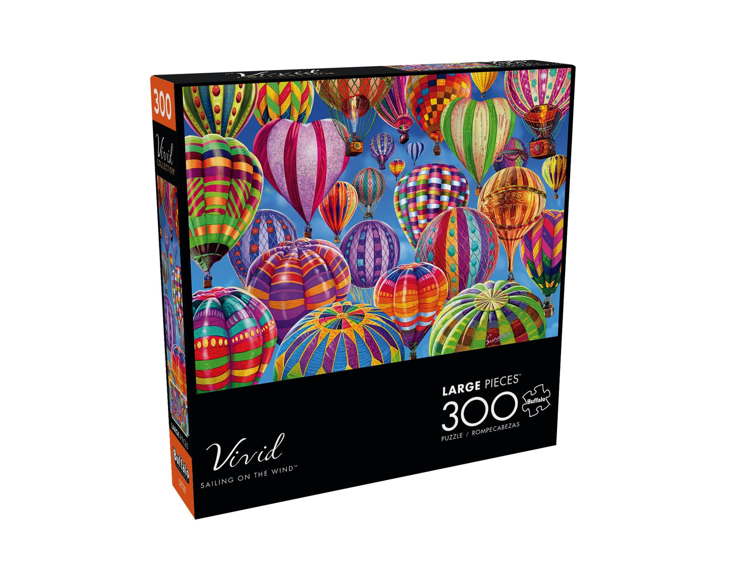 Buffalo Games - Steve Sundram - Sailing On The Wind - 300 Piece Jigsaw Puzzle For Adults Challenging Puzzle Perfect For Game Nights - Finished Size Is 21.25 X 15.00