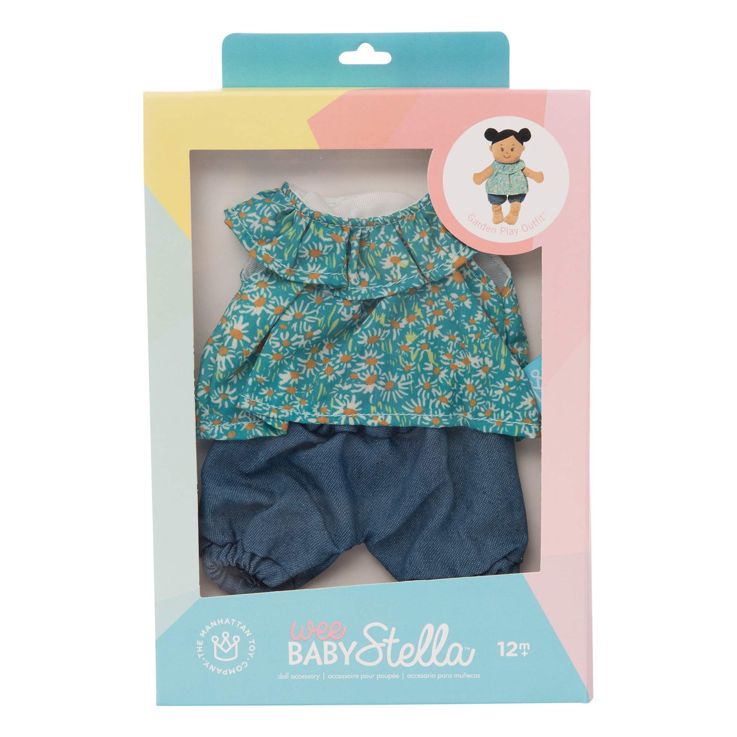 Manhattan Toy Wee Baby Stella Garden Play Baby Doll Clothes For 12' Dolls