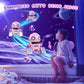 Baiwu Robot Toys For Kids,Rc Robot With Gesture Sensing & Led Eyes,Star Projector And Music,Boys & Girls Toys For 6+ Age(Pink)