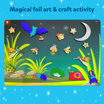 Skillmatics Foil Fun - Bugs & Butterflies, No Mess Art For Kids, Craft Kits & Supplies, Diy Creative Activity, Travel Toys, Gifts For Boys & Girls Ages 4, 5, 6, 7, 8, 9