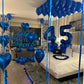 IWERP Navy Blue 50 Number Balloon, 40 Inch Foil Mylar, 50th Birthday Decorations for Women Men