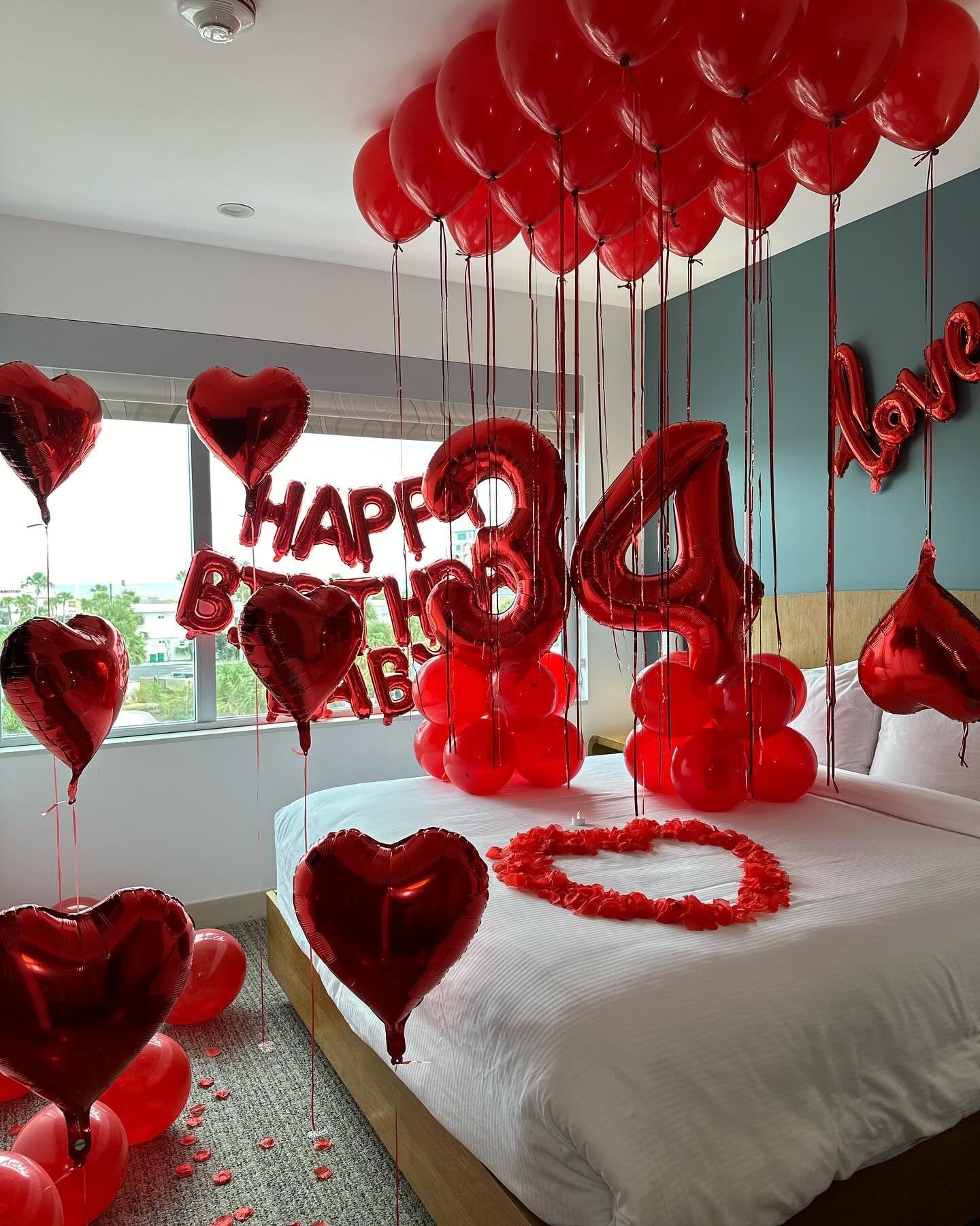 Red 9 Balloon, Number Balloon 40 Inch, Red Party Decorations, Giant Birthday Decorations For 9Th 19Th 29Th 90Th Boy Girl, Number