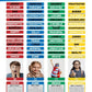 Garybank Social Emotional Learning Therapy Games for Kids, 56 Emotion Cards, Coping Skills Activities, Vivid Color, Model Emk01