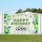 Soccer Themed Birthday Party Decoration Soccer Happy Birthday Backdrop Photo Background Banner Poster For Soccer Party Decoratio
