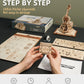 Rokr 3D Wooden Puzzles For Adults,Wooden Music Box Kits-Cello Wood Model Kits For Adults To Build,Stem Projects For Kids Ages 12-16,Birthday Gifts Hobbies For Women Men