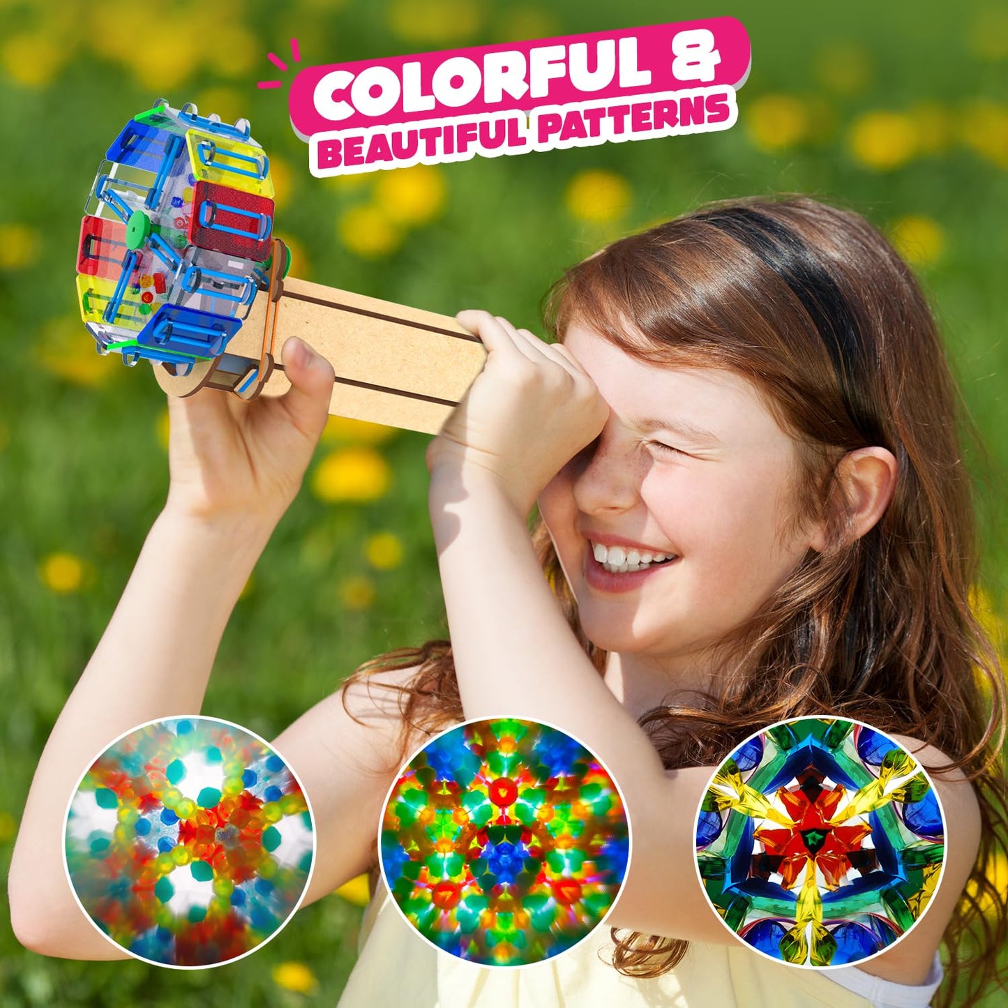 Smartivity Kaleidoscope Toys For Kids Age 6-12 Years Old | See Beautiful Colorful Patternsi Birthday Gift For Girls & Boys I Diy