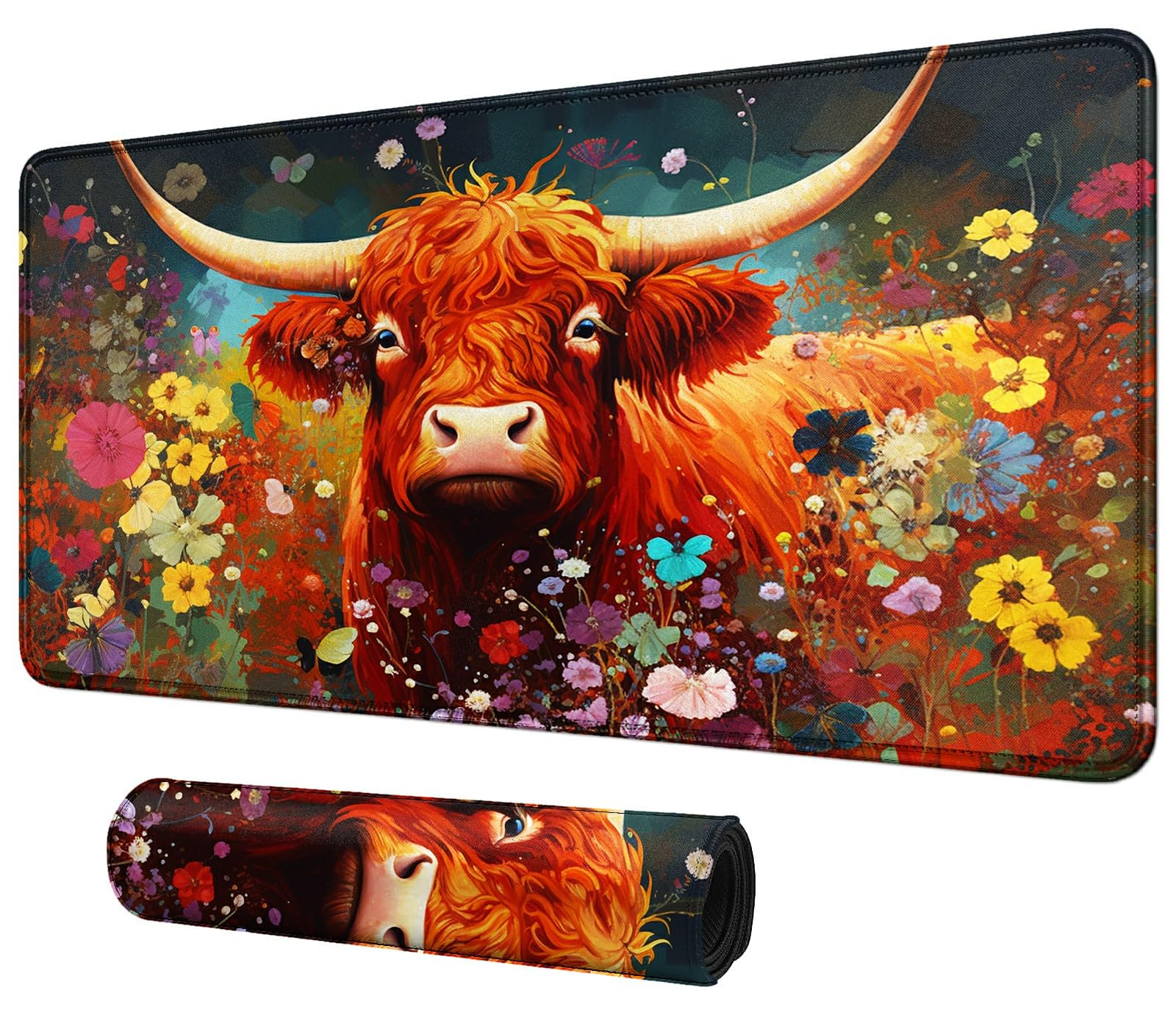 DIGTIALL Card Mat for MTG & TCG Playmat Mouse Pad,23.6'' x 13.8'' Game Mat for MTG RPG CCG Trading Card Game Playmats Table Mat 