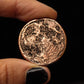 Copper Moon Coin | Lunar Reminder Token | Handmade By Shire Post Mint |