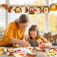 EZdhuawuse Fall Craft for Kids Kindergarten DIY Hedgehog Craft Kits 123Pcs Autumn Thanksgiving Art Craft Make Your Own Hedgehog