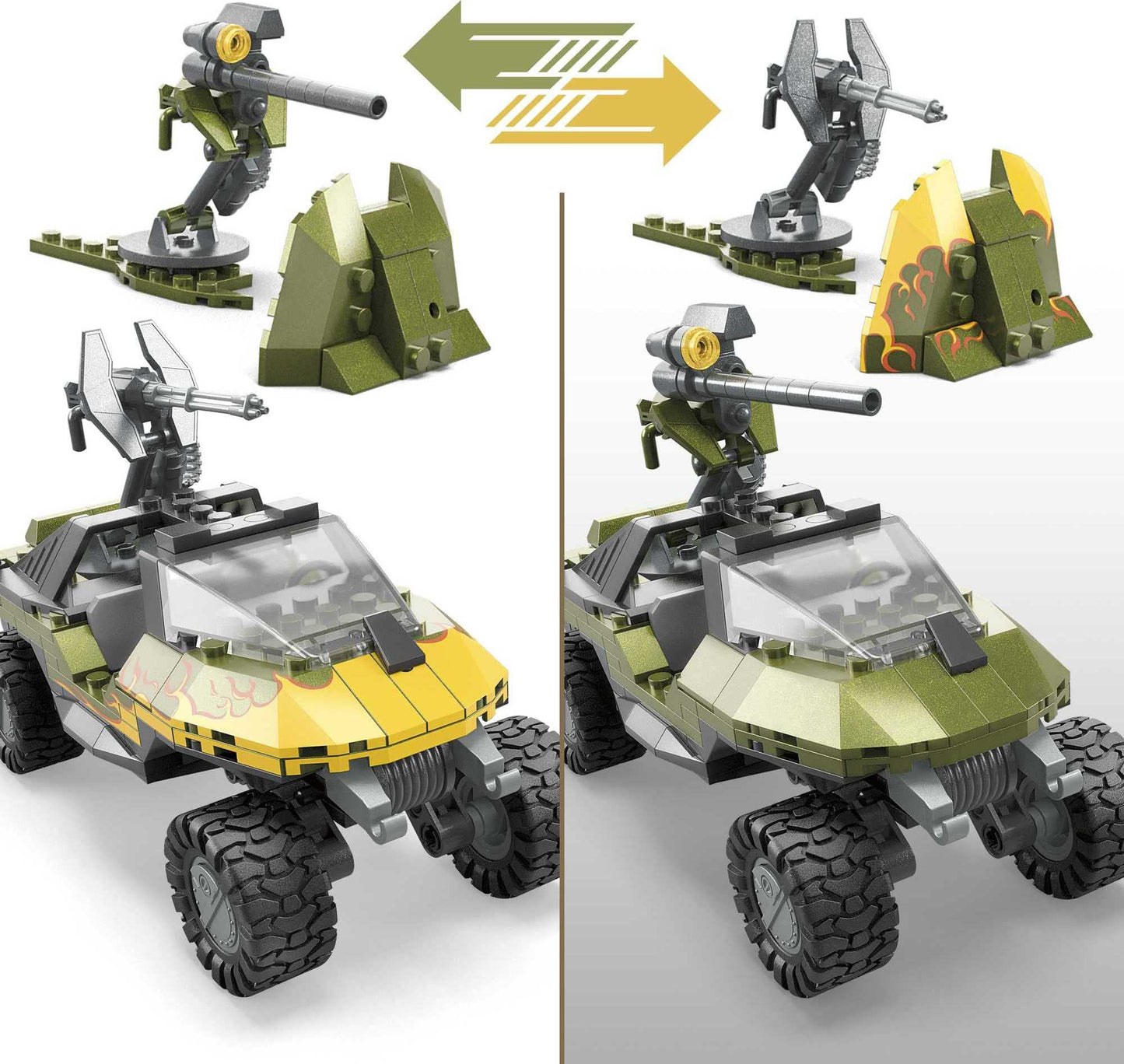 Mega Halo Red Team Warthog Rescue 324 Pieces