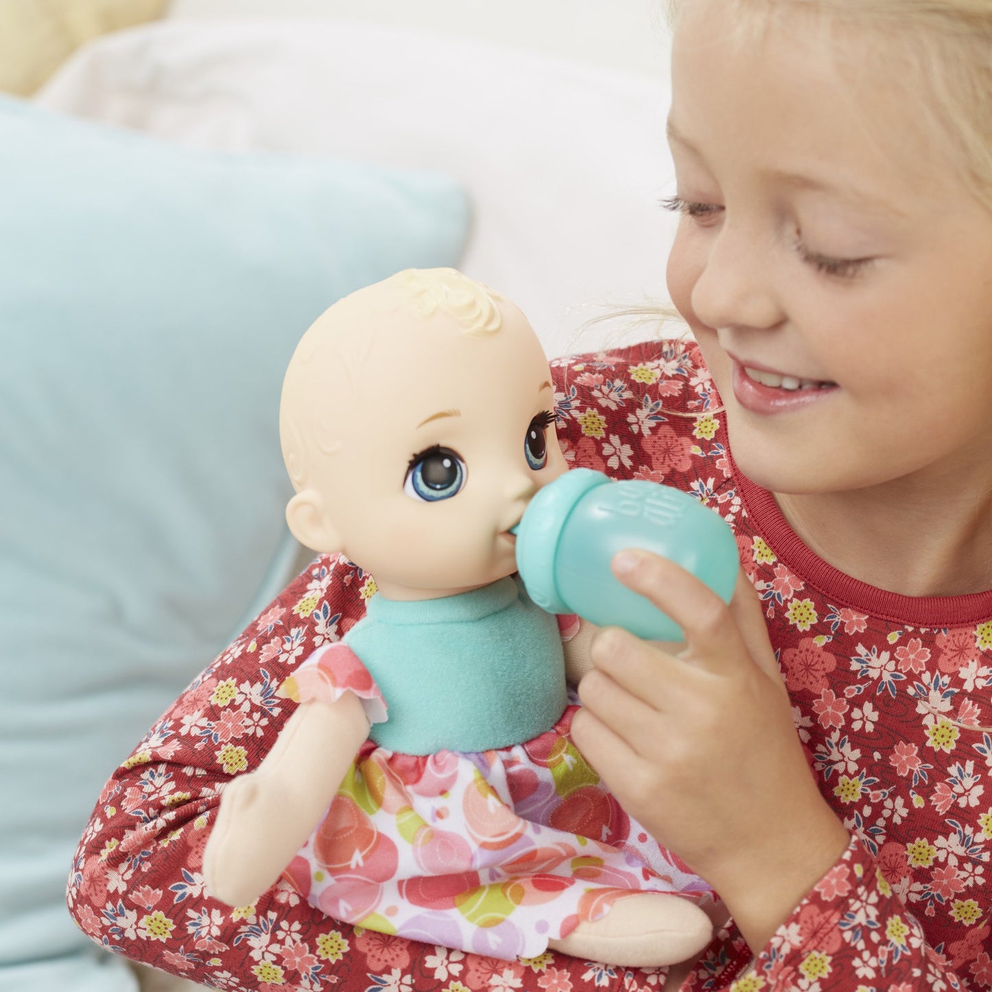 Baby Alive Lil Slumbers Doll, Blonde, Multicolor, Model B9720, Plastic Material