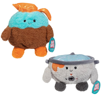 Bumbumz Kitchenbumz Large 7.5'' Slow Cooker Sergio & Coffee Pot Colton Plush 2-Pack - Officially Licensed Russ Toy - Collectible