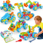 Moontoy Stem Toys For 3 4 5 6 7 8+ Year Old Boy Easter Gifts Easter Basket Stuffers, Toddler 3-5 Block Stem Kits Building Toys For Kids Ages 4-8 5-7 6-8 4-6 8-12 Erector Set Creative Activities 118Pcs