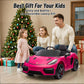 12V Ride On Car Licensed Porsche 718, Kids Electric Car With Remote Control, Front/Rear Led Light, Radio, Usb/Aux, Openable Door