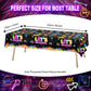 3 Pcs Glow Party Table Covers Neon Party Tablecloths Glow In The Dark Party Tablecloths Decorations Neon Party Table Cover Supplies For Glow Party Favors, Neon Birthday Party And Black Light Party