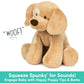 Gund Baby Spunky Barking Puppy Stuffed Animal Sound Toy, Animated Plush Sensory Toy With Sounds, For Babies And Newborns, Brown,