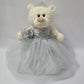 KINNEX COLLECTIONS SINCE 1997 20 Quince Anos Quinceanera Last Doll Teddy Bear with Dress (Centerpiece) ~ ARC16831-18 (Silver)