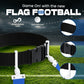 Gameday 6 Player Pop Flag Football Set-Complete w/Flags, Belts and carry Backpack (Blue)