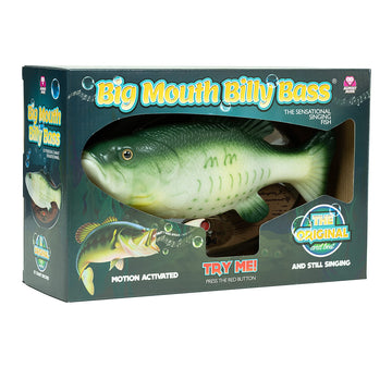Funtime Gifts Gemmy Inflateables Big Mouth Billy Bass 15th Anniversary Decor - Brown, Gray, White - One Size