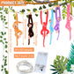 Gemscream 12 Pcs 20 Inch Hanging Monkey Stuffed Animal Stuffed Monkey Plush Toy With 2 Pcs Hanging Artificial Ivy Vines 2 Pcs 20