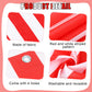 Preboun 2 Pcs Carnival Tent Circus Carnival Hanging Decorations 27.6x59 Circus Awning Decoration Red and White Awning Wall D