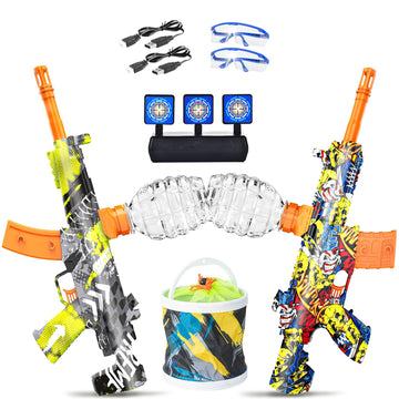 Metira 2 Set Electric Gel Splatter, Full Auto Mode For Birthday, Outdoor Team Games, New Year, Daily Reward, Halloween, For Ages