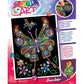 Sequin Art Red, Butterfly, Sparkling Arts and Crafts Picture Kit; Creative Crafts for Adults and Kids