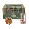 Project Genius Compass and Star Combo  True Genius - Disentanglement Puzzles  Brain teasers  mature-themed Puzzle  Wooden (TG018)