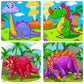 Fiddlys Fiddly s Wood Jigsaw Puzzles for Kids & Children - 9 Pieces (Pack of 12 - Animals+Dinos+Sea) Age 3+