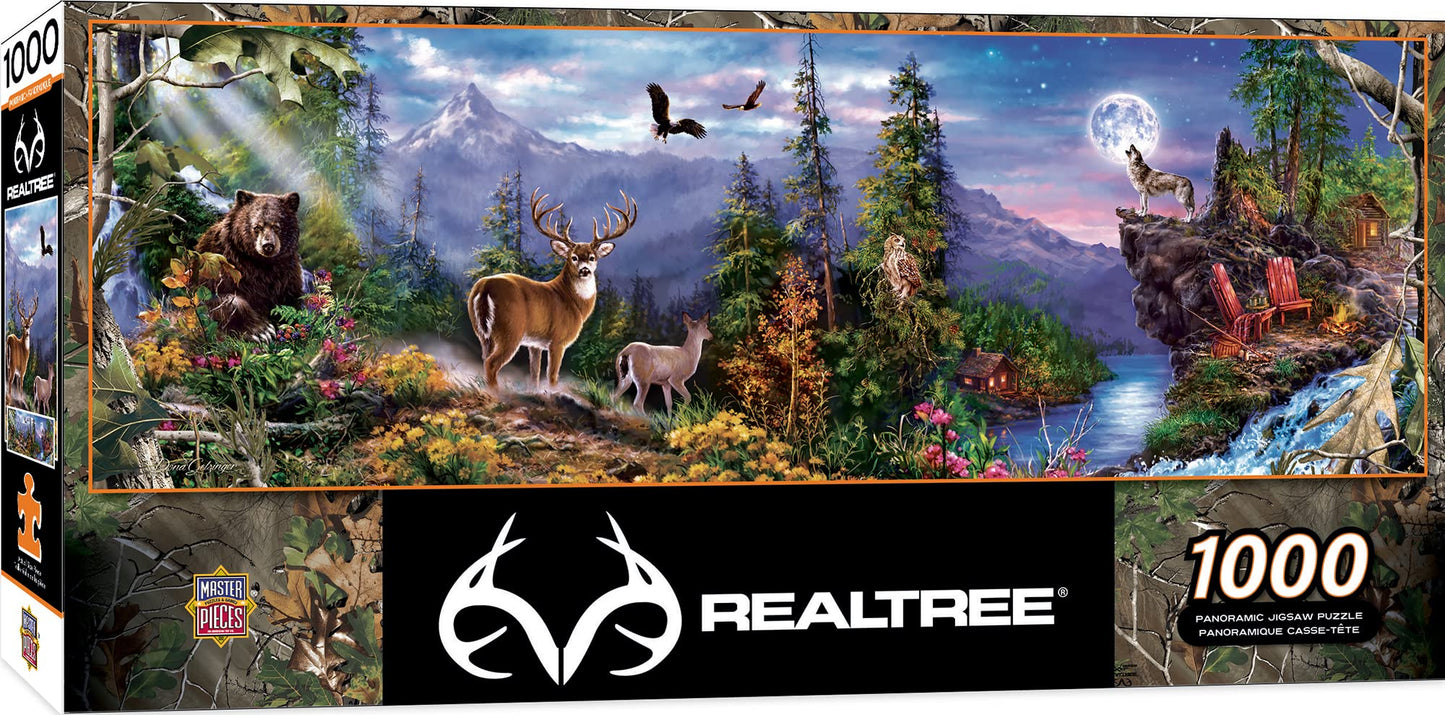Masterpieces 1000 Piece Jigsaw Puzzle For Adults, Family, Or Youth - Realtree Panoramic - 13''X39