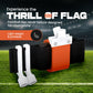 Gameday 6 Player Pop Flag Football Set-Complete W/Flags, Belts And Carry Backpack (Orange)