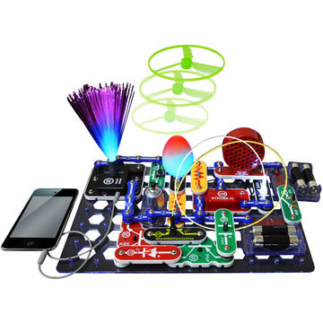 Elenco Snap Circuits Light Set EE-SCL175 - Multi Color, Plastic Educational Electronics Kit