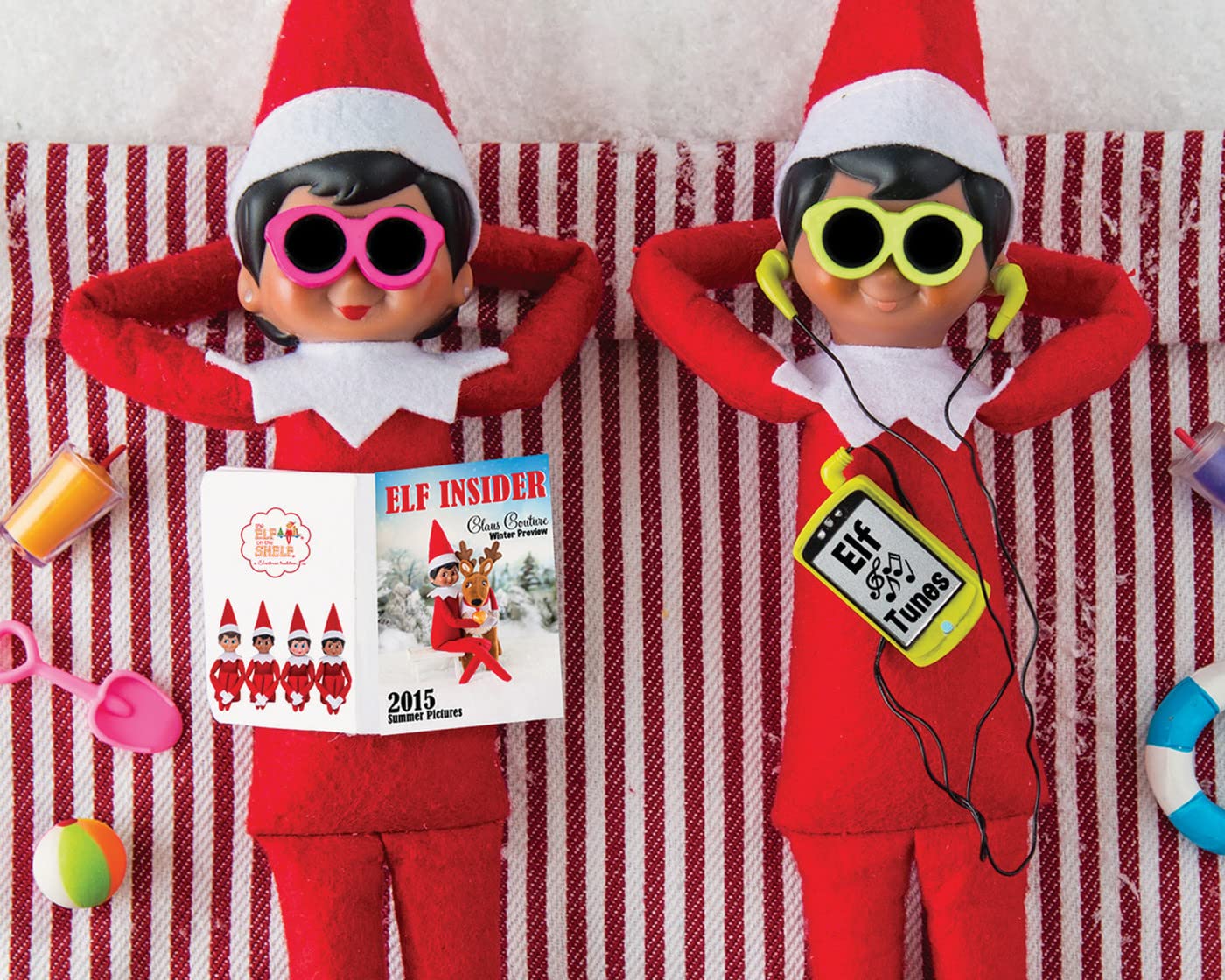 Baby Fanatic MasterPieces 4-Pack Jigsaw Puzzle Set - 100 Pieces - Elf on the Shelf - 8"x10" - Team Color - Model 12120