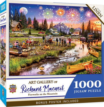 MasterPieces 1000 Piece Jigsaw Puzzle for mature-themeds  Family  Or Youth -  on The Mountain - 19.25x26.75