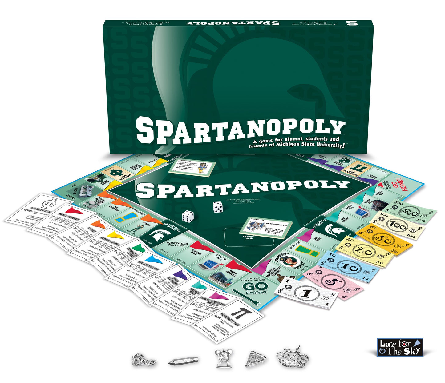 Late For The Sky Michigan State University Spartanopoly Medium