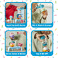 Learning Resources Swirly Scoops Ice Cream Shoppe Playset - Child-Size Plastic Kitchen Toys for Boys and Girls, Model LER9278