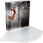 Unikeep Basketball Themed Trading Card Collection Binder Complete With Trading Card Pages. Fully Enclosed Case With A Locking Latch To Keep Cards Secure (Red Dunk, Poly Ring)
