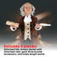 Morph Benjamin Franklin Costume Kids Colonial Founding Father Outfit for Presidents Day Celebrations, Large