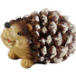 Gerson Woodland Pinecone Hedgehog Figurines - Set Of 4
