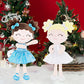 Gloveleya Baby Girl Gifts Baby Dolls Soft Doll Curvy Illusion Girl Blue 12Inches