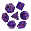HDdais Polyhedral DND Dice Set 7PCS RPG D&D for MTG Dungeons and Dragons Role Playing Game and Other Tabletop Game(Purple)
