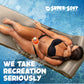 Trc Recreation Sunsation 1.75' Thick Foam Lounger Swimming Pool Float, Bronze