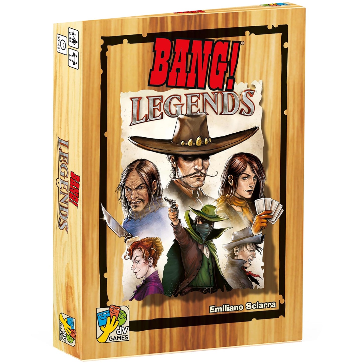 DV Games Bang Legends Strategy Game - Multi-Coloured Cardboard Model DVG9119