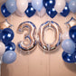 Treasures Gifted Navy Blue Balloons - Blue Metallic Balloons - Marine Balloons - Steel Blue Balloons - Navy Latex Balloons 12 In